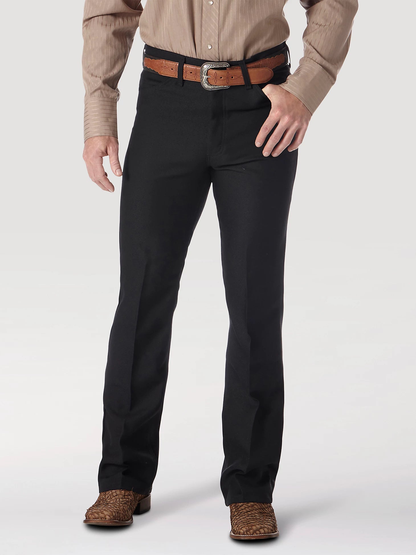 Wrangler Men's Wrancher Dress Jean, Black Wrangler Men's Wrancher Dress Jean, Black