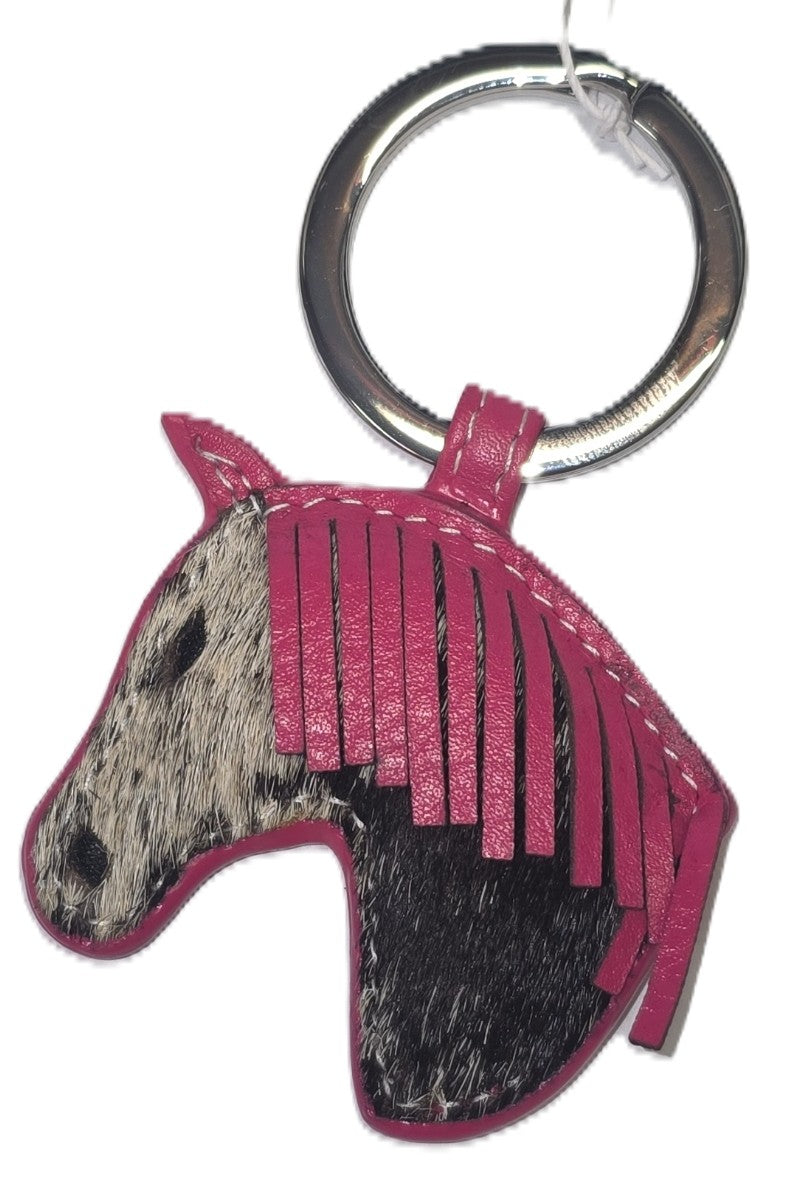 Cow Hair Key Fob