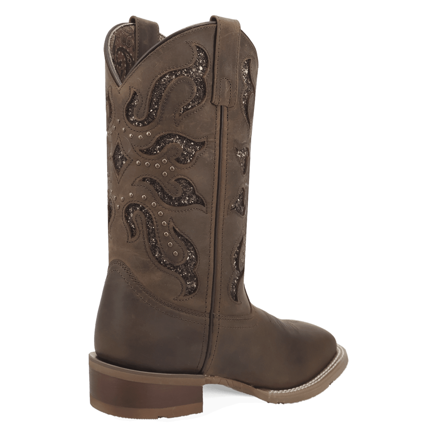 Women's Laredo Lonestar Lace Leather Boot - Brown - 2034