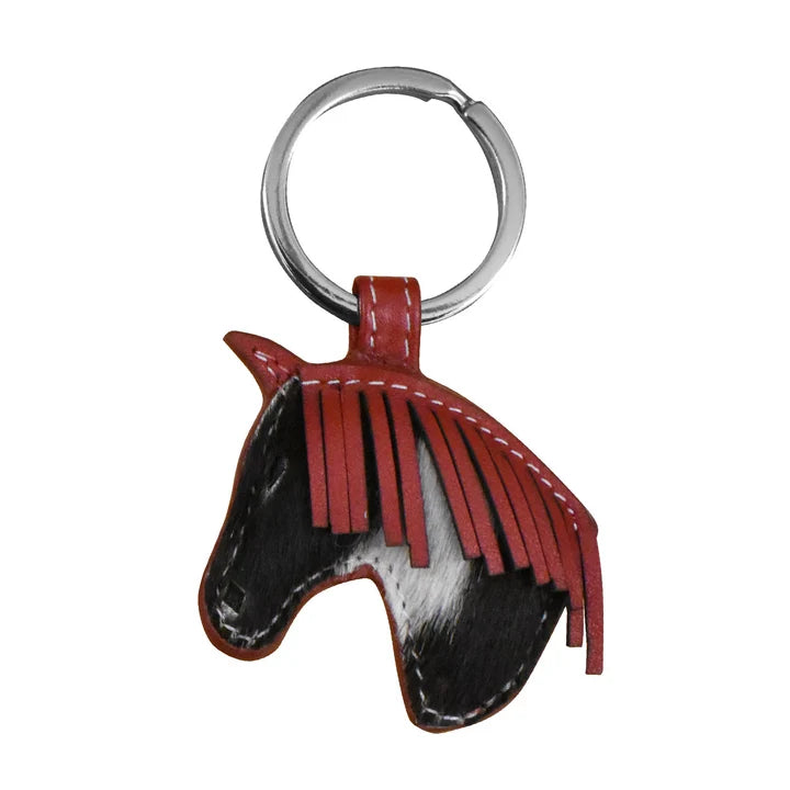 Cow Hair Key Fob