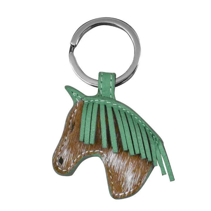 Cow Hair Key Fob