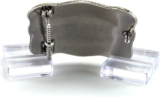 Ariat Rectangle Gold Rope Edge