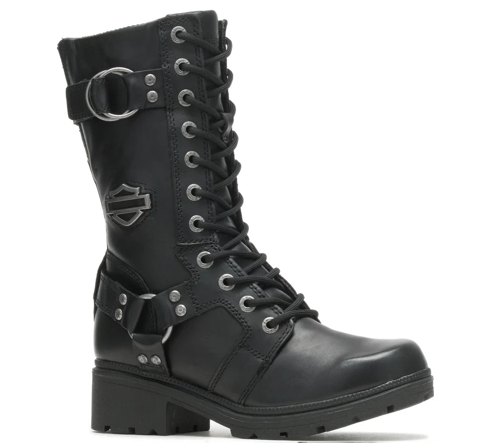 Eda 10" Lace Up Boot w/ Zipper - D83736