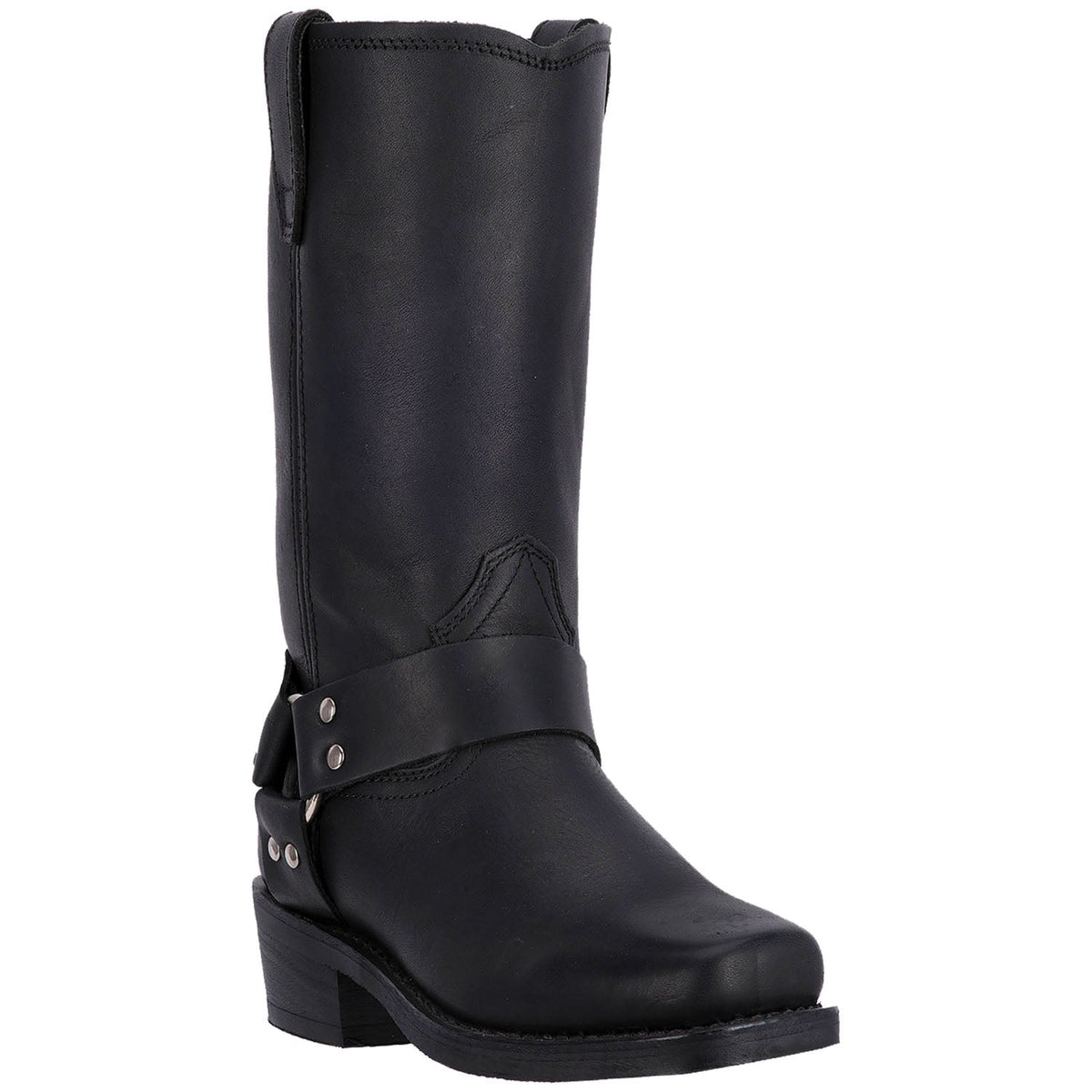 Men's Dingo Dean Leather Harness Boot - Black - DI19057-BK