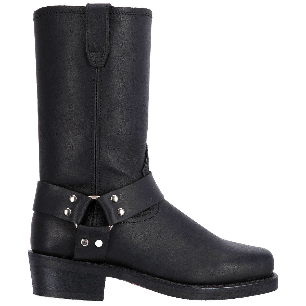 Men's Dingo Dean Leather Harness Boot - Black - DI19057-BK