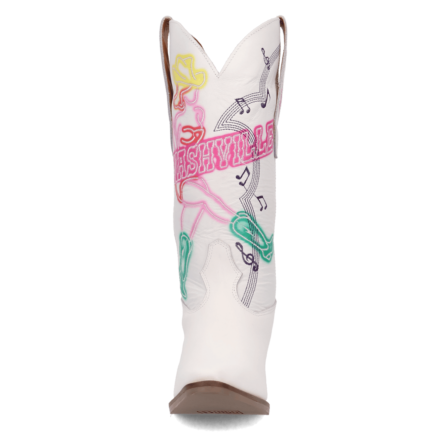 Women's Dingo Nashville Nights Leather Boot - White - DI2207-WH