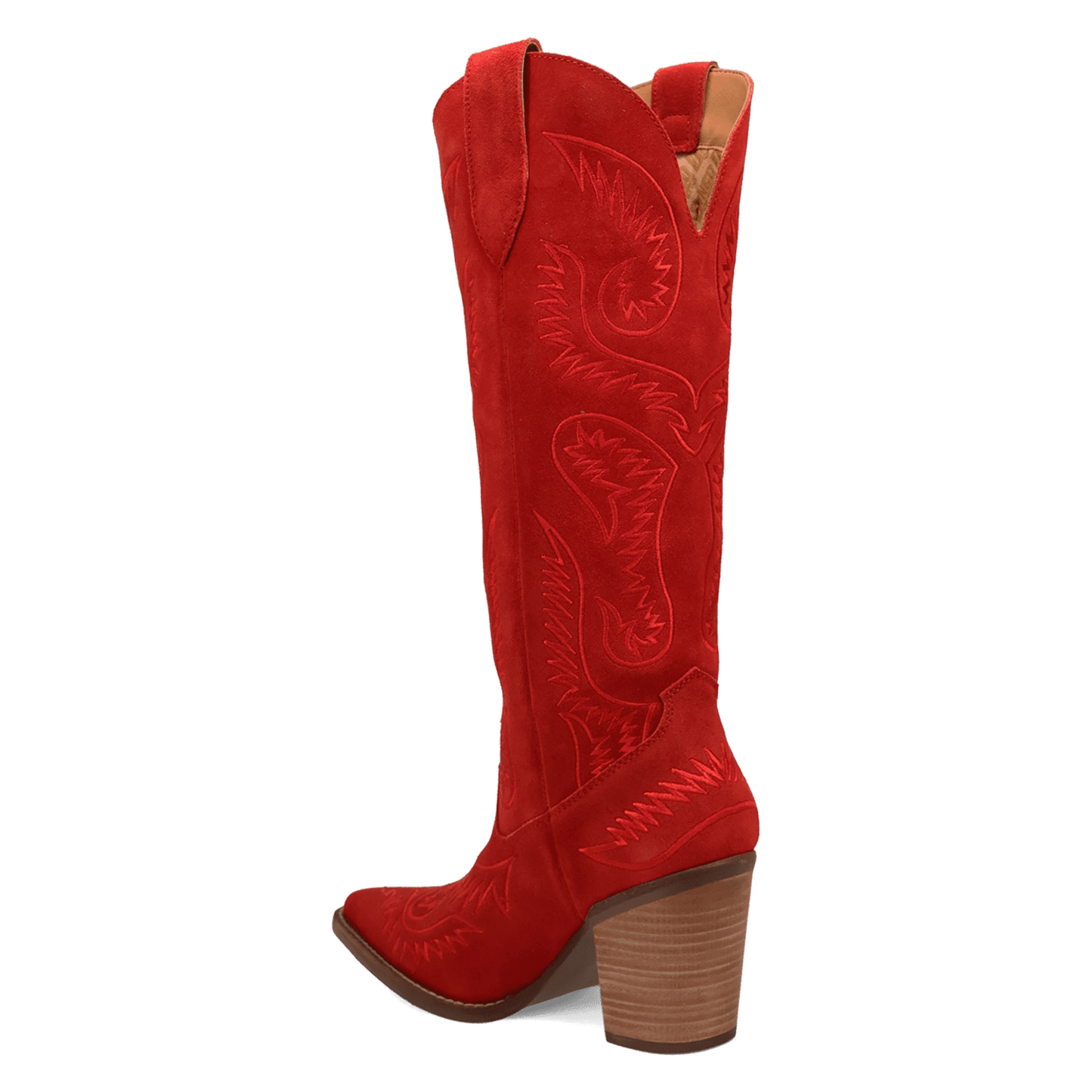 Women's Dingo Evita Leather Boot - Red - DI2253-RD