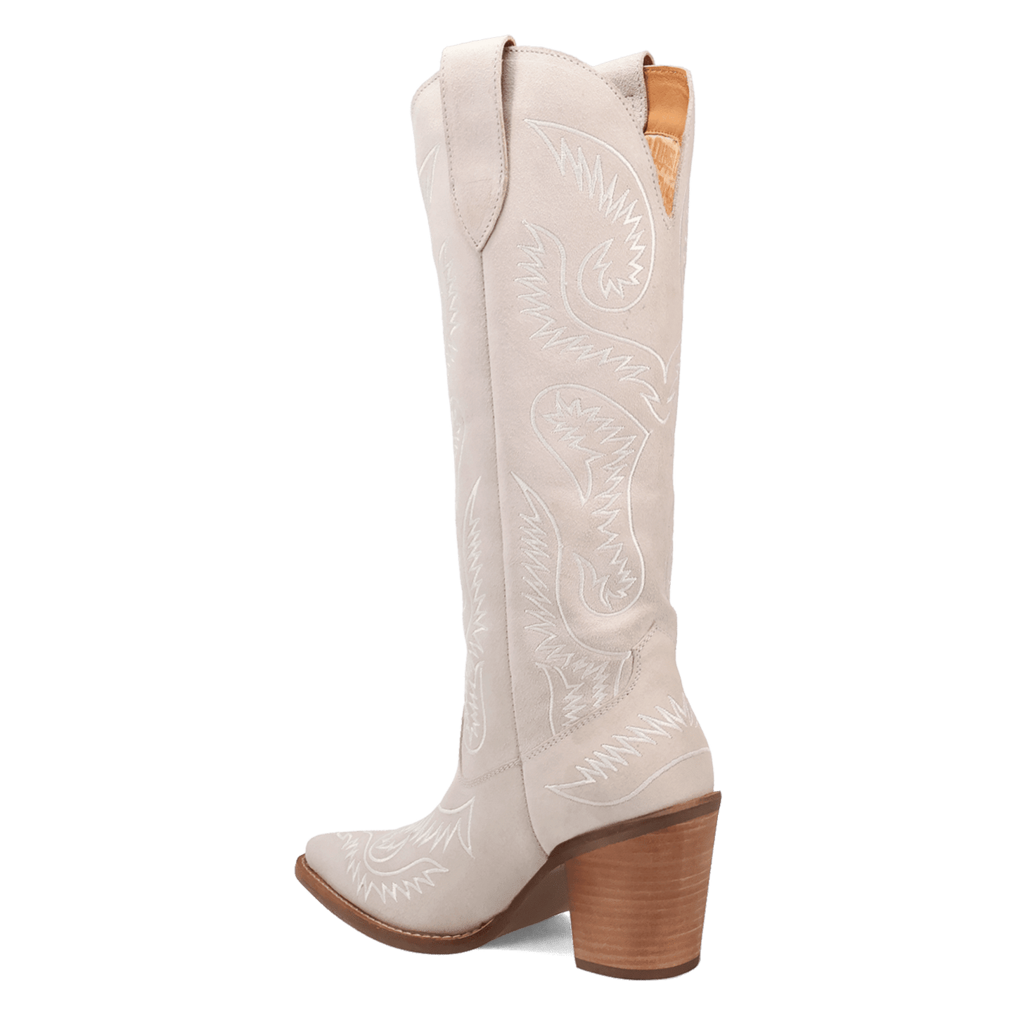 Women's Dingo Evita Leather Boot - White - DI2253-WH