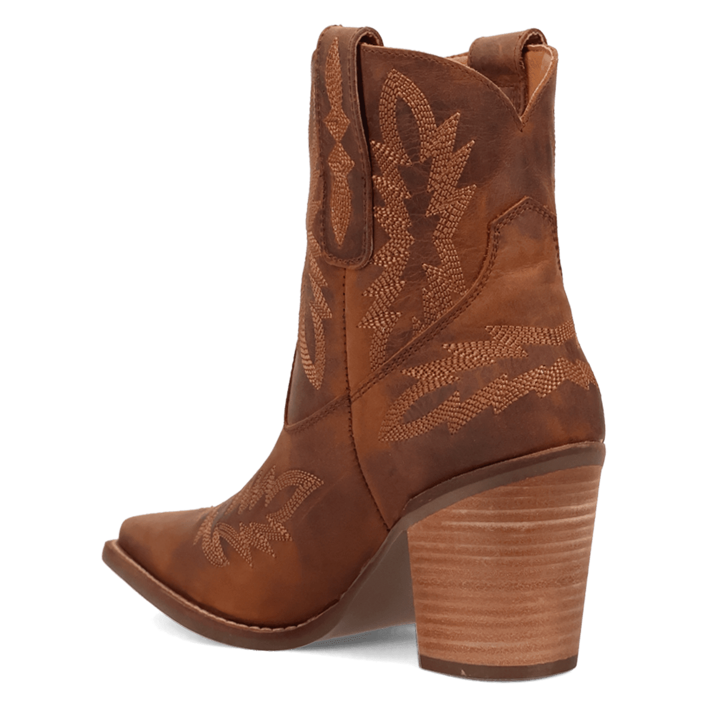 Women's Dingo Rocky Top Leather Bootie - Brown - DI2272-BN