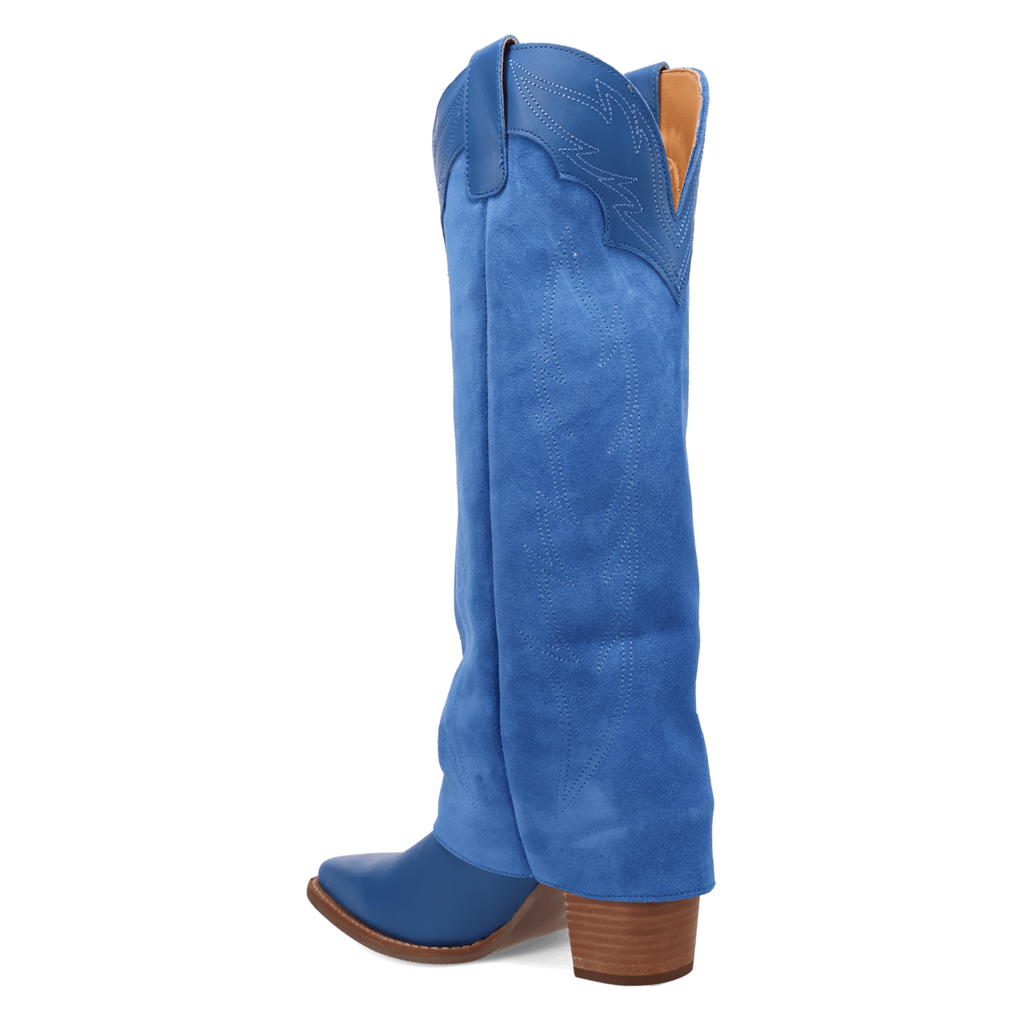 Women's Dingo Wild Fire Leather Boot - Blue - DI2280-BL