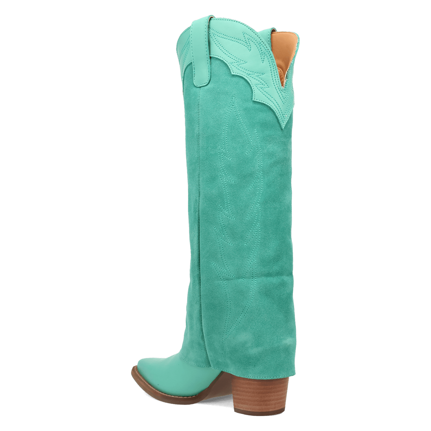 Women's Dingo Wild Fire Leather Boot - Green - DI2280-GN