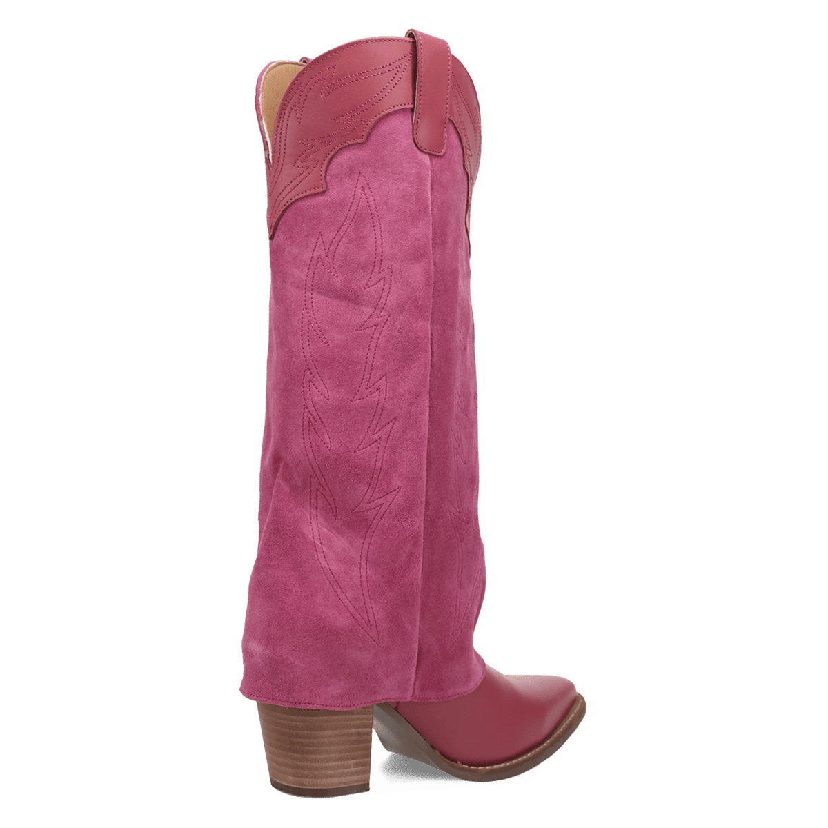 Women's Dingo Wild Fire Leather Boot - Fuchsia - DI2280-PU6
