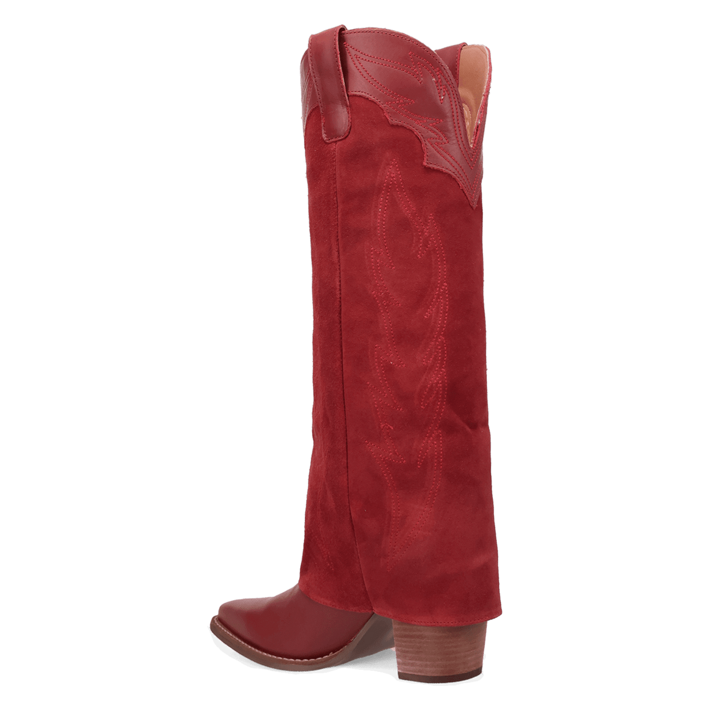 Women's Dingo Wild Fire Leather Boot - Red - DI2280-RD