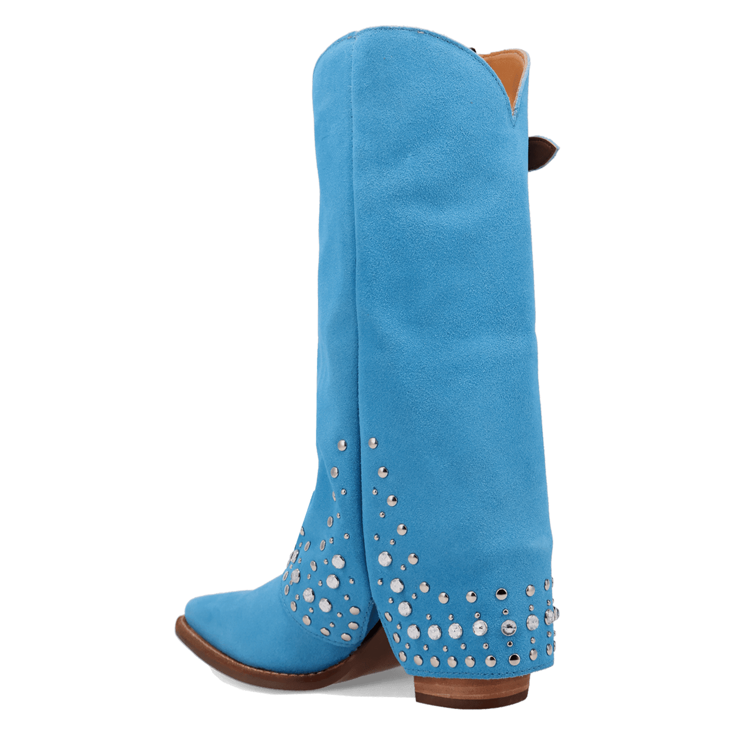 Women's Dingo Howdy Honey Suede Leather Boot - Blue - DI2337-BL