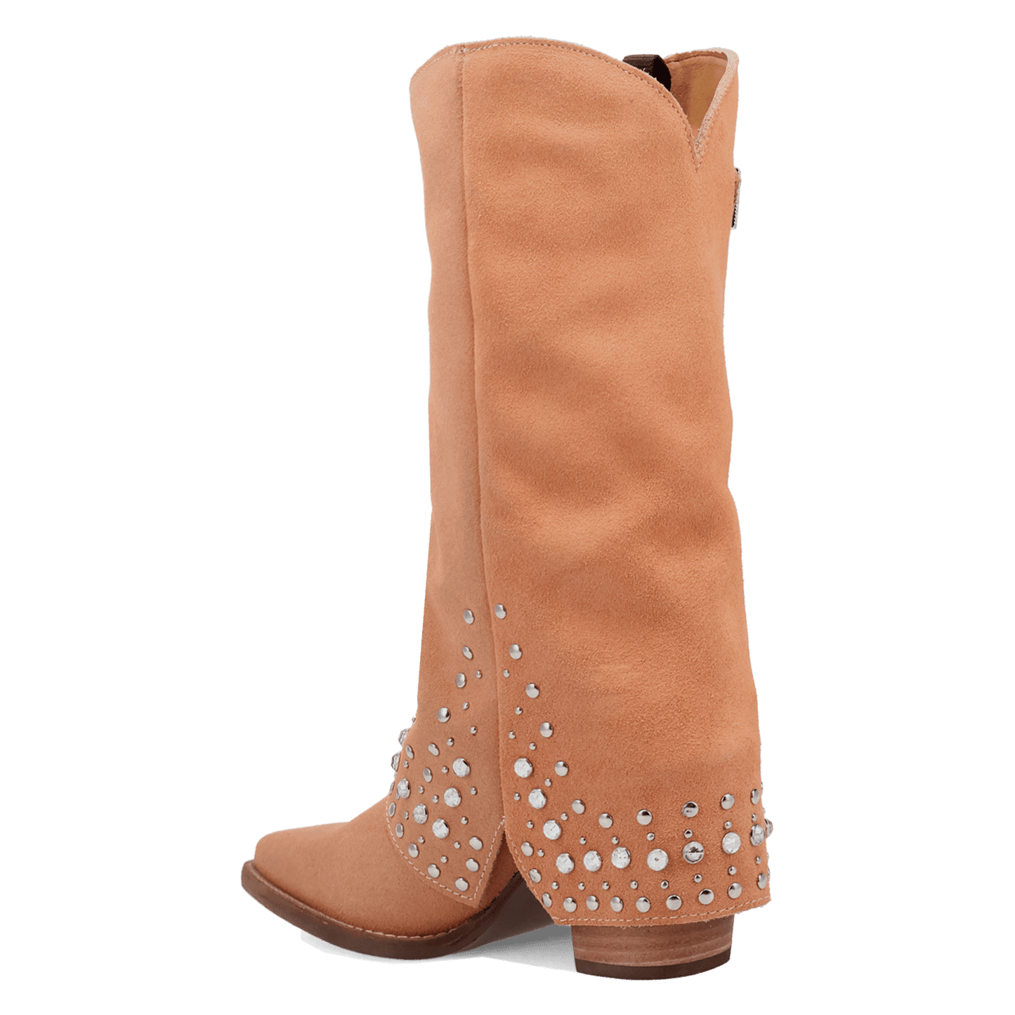 Women's Dingo Howdy Honey Suede Leather Boot - Orange - DI2337-OR