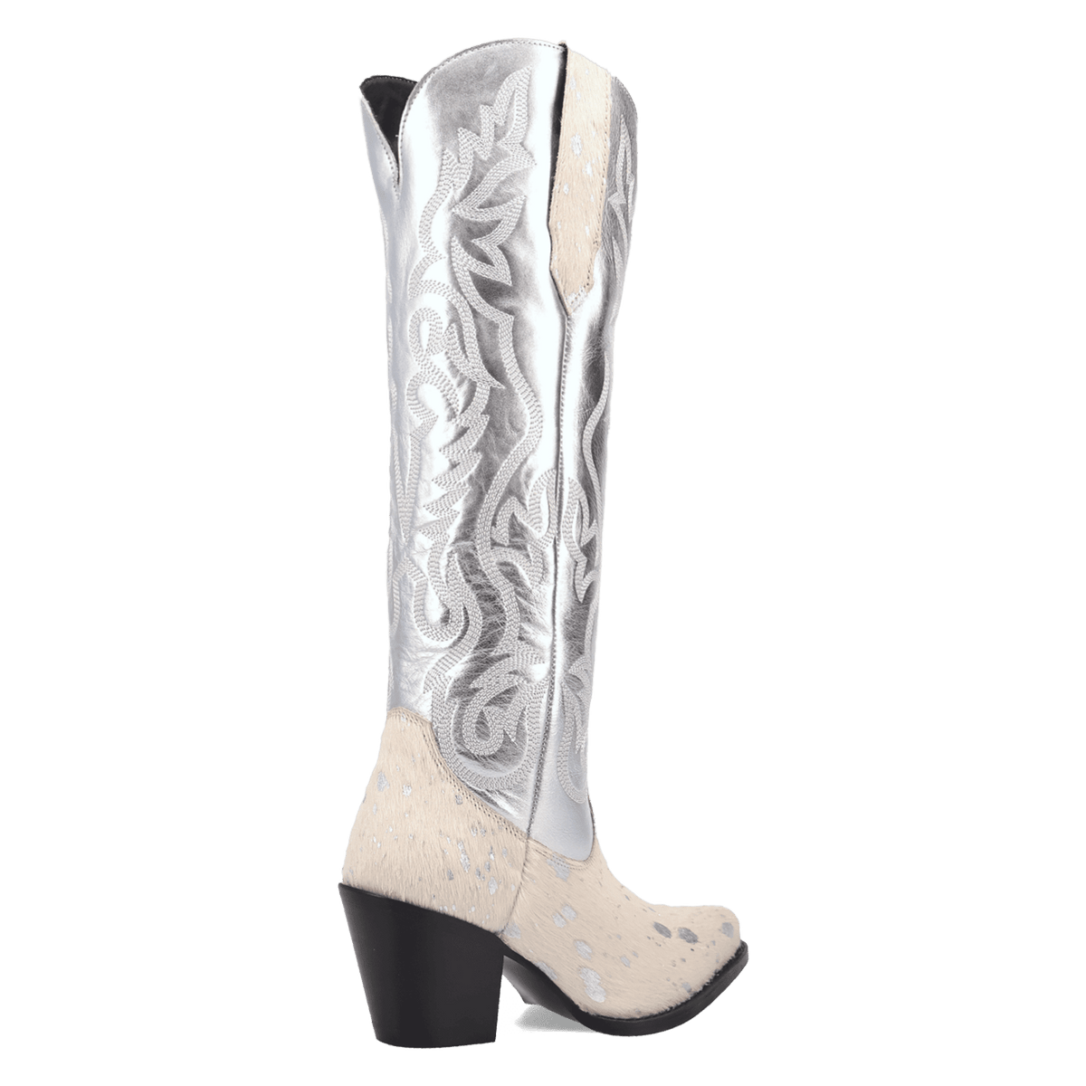 Women's Dingo Take No Bull Leather Boot - White - DI2375-WH