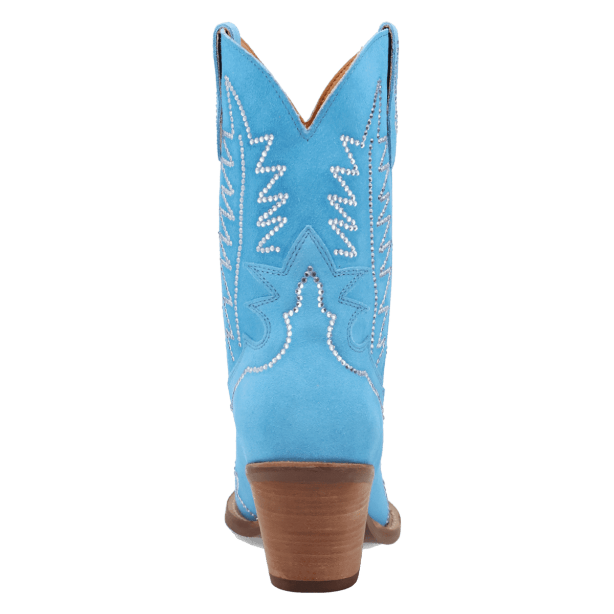 Women's Dingo Tiny Pony Suede Leather Bootie - Blue - DI2376-BL