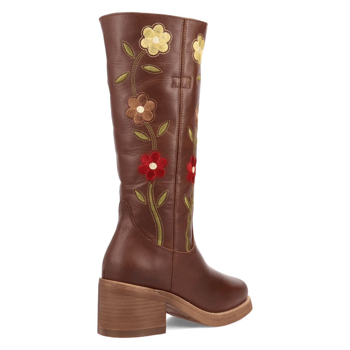 Women's Dingo Bloom Leather Boot - Brown - DI2378-BN