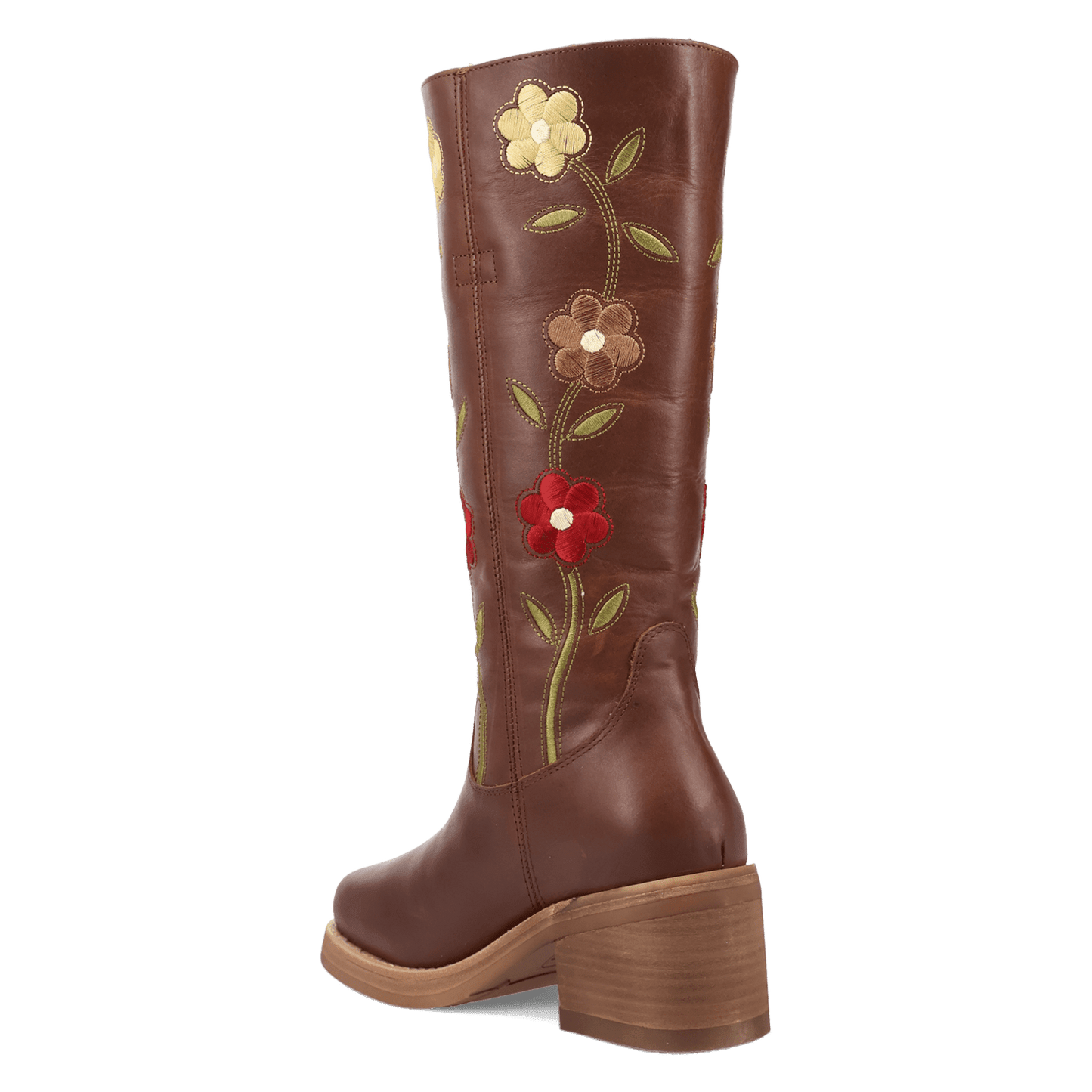 Women's Dingo Bloom Leather Boot - Brown - DI2378-BN