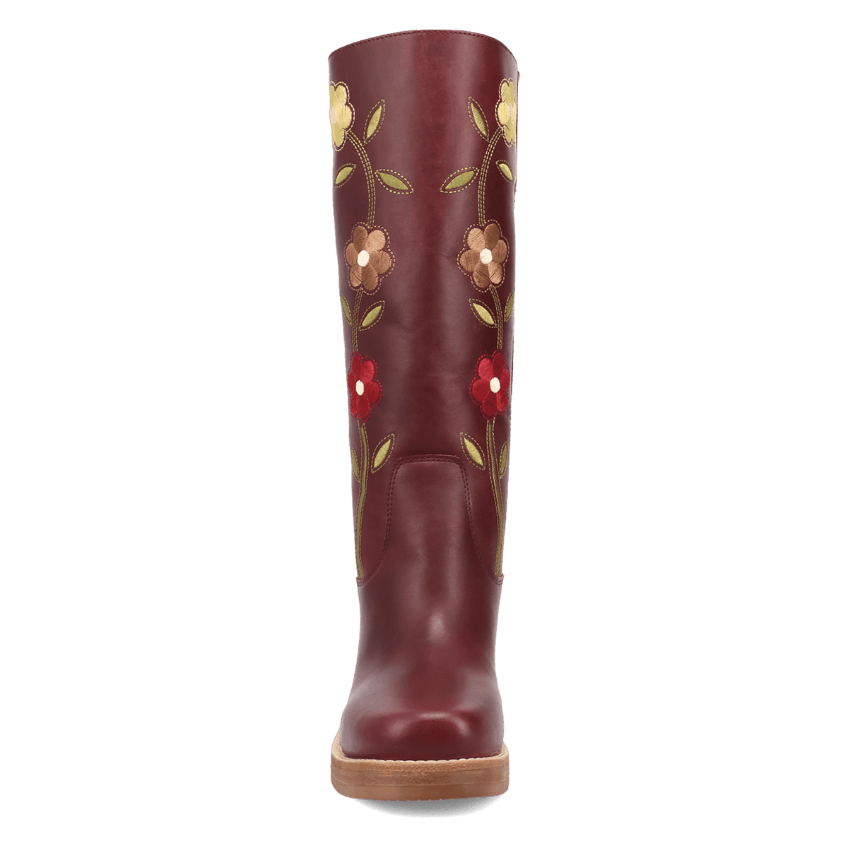 Women's Dingo Bloom Leather Boot - Merlot - DI2378-RD16