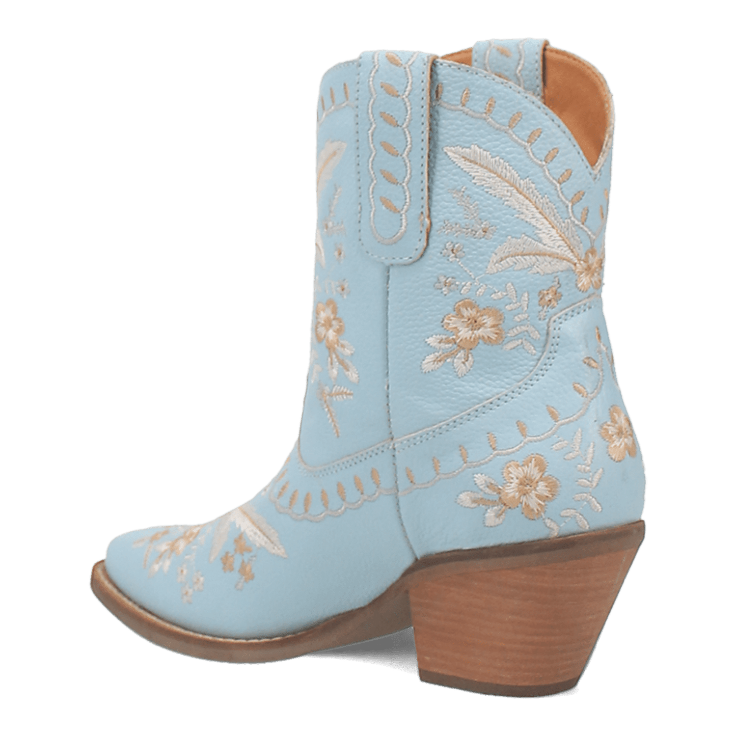 Women's Dingo #Primrose Leather Bootie - Blue - DI748-BL