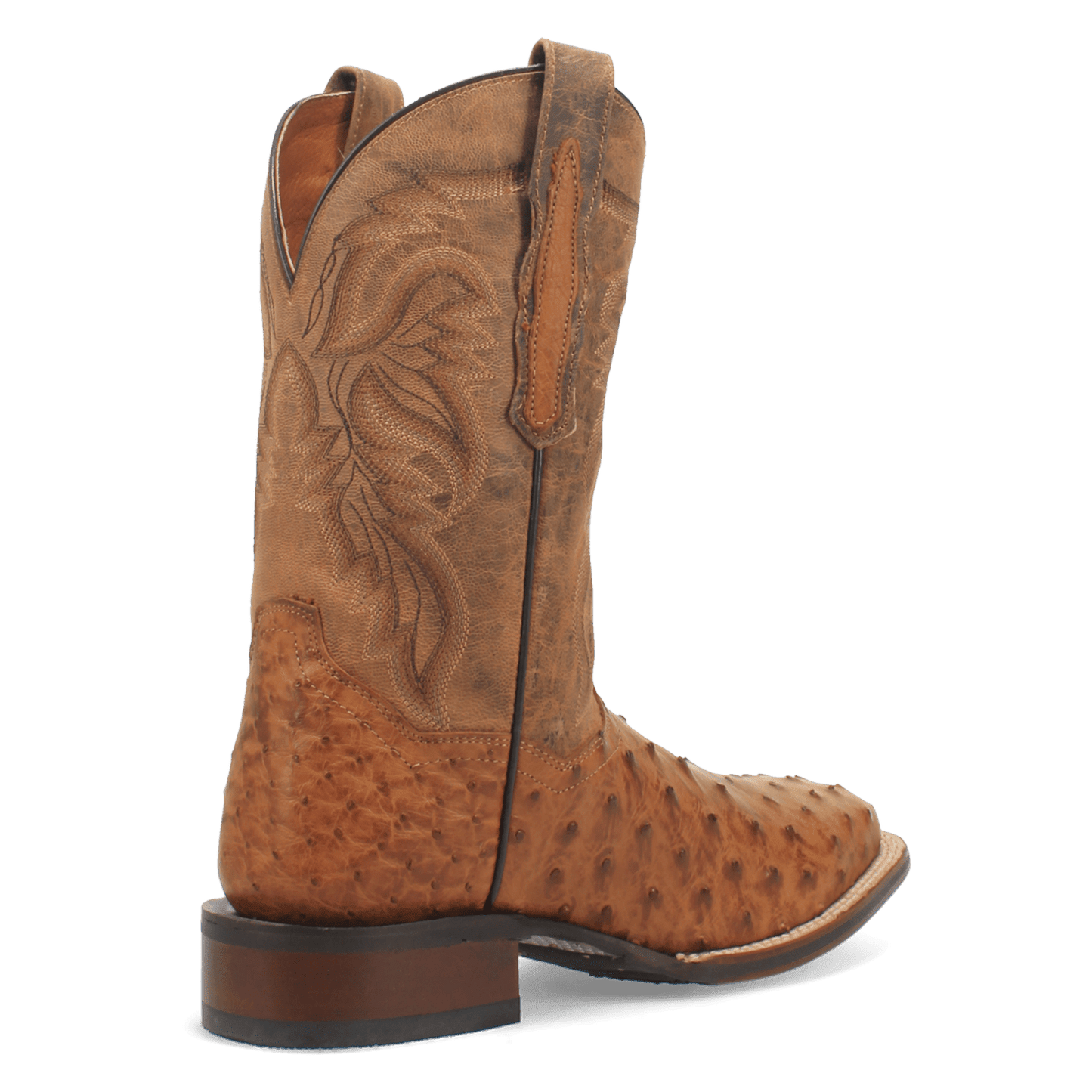 Men's Dan Post Alamosa Full Quill Ostrich Boot - Brown - DP3876