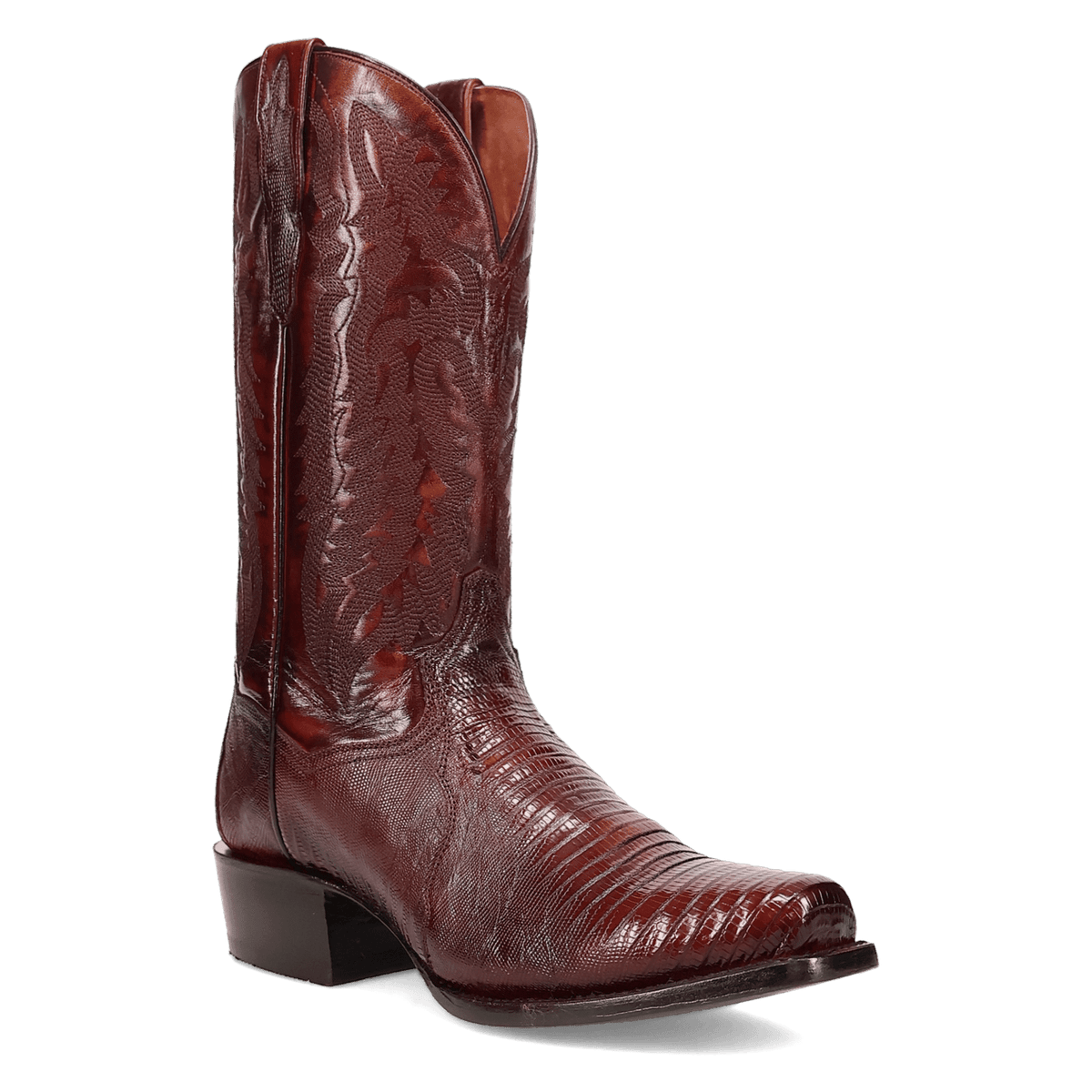 Men's Dan Post Ringold Lizard Boot - Brown - DP7039