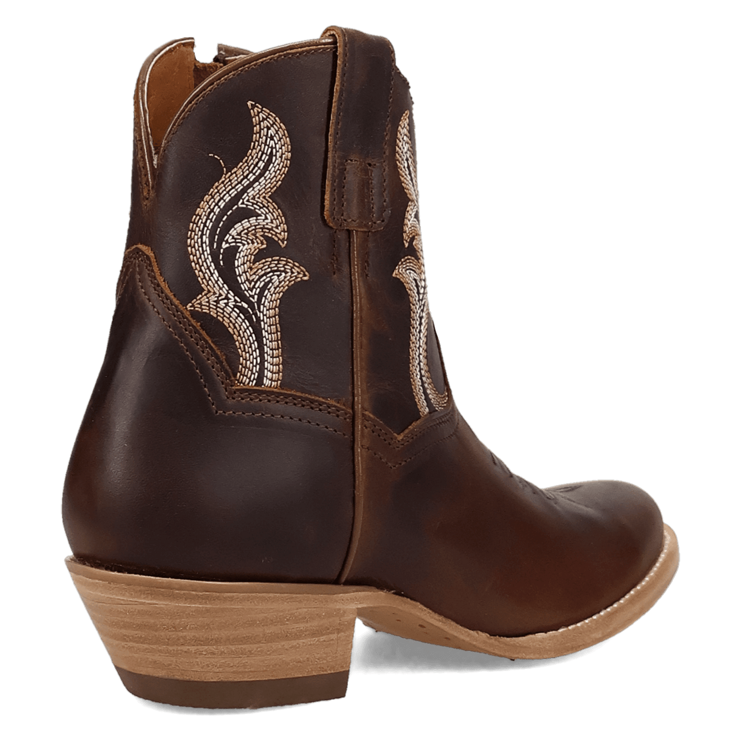 Women's Dan Post Rustic Charm Leather Bootie - Brown - DP7111