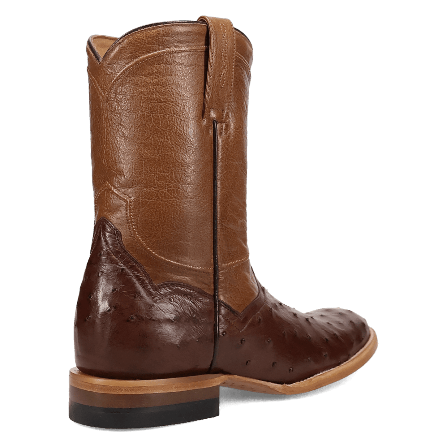 Men's Dan Post Ardor Full Quill Ostrich Boot - Brown - DP7133