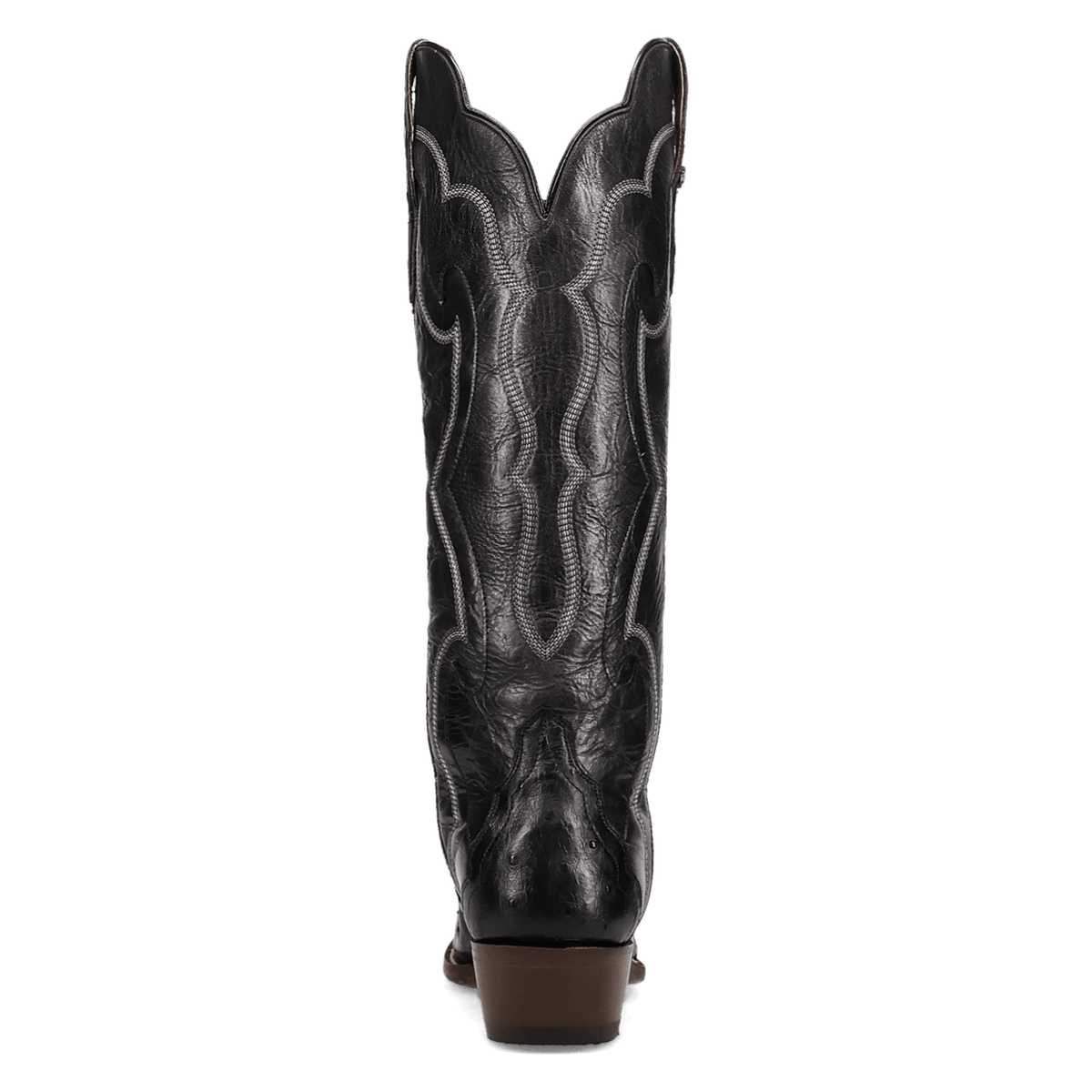 Women's Dan Post Maravilla Full Ostrich Boot - Black - DP7143