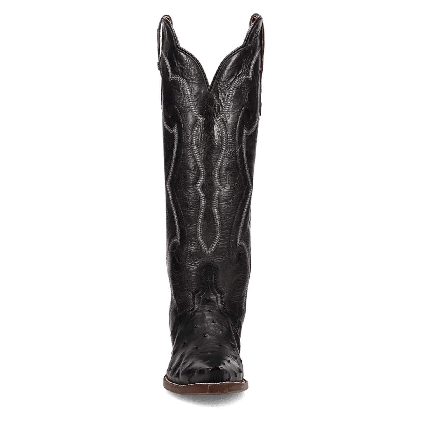 Women's Dan Post Maravilla Full Ostrich Boot - Black - DP7143