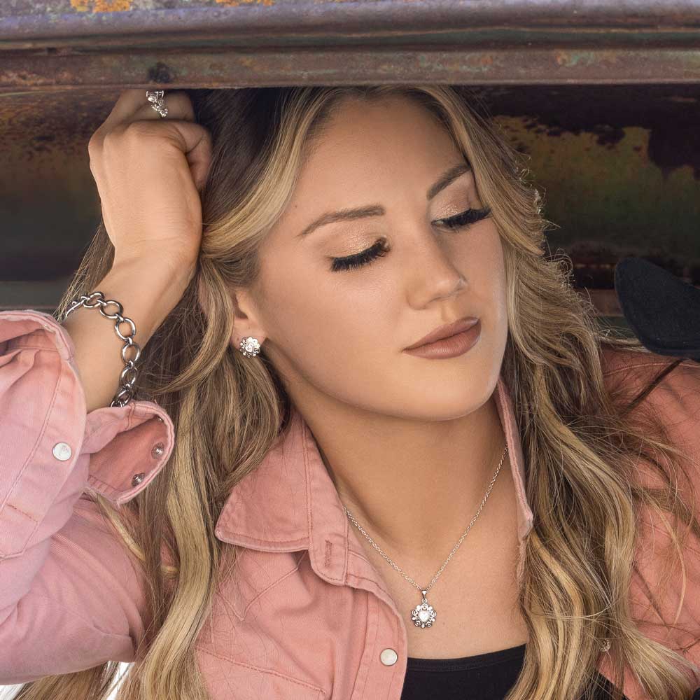 Hidden Hearts Crystal Necklace