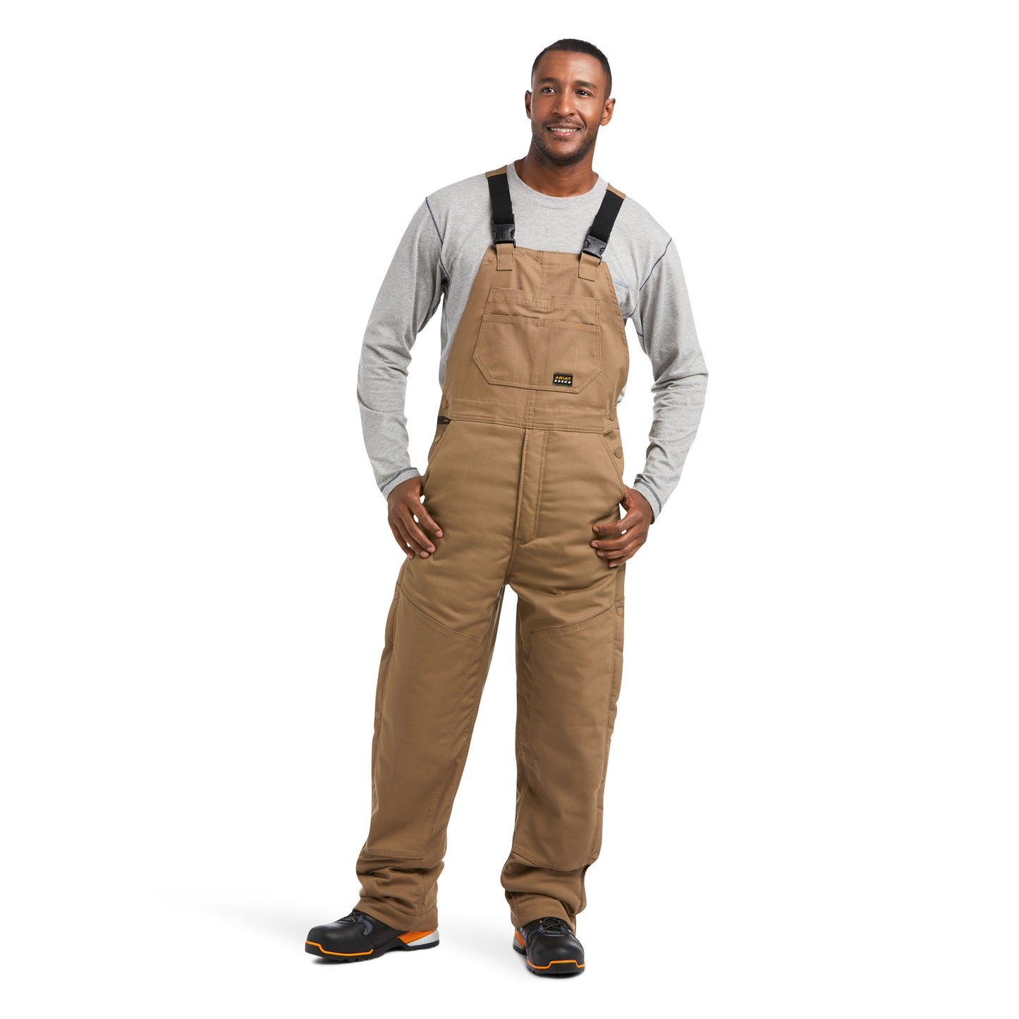 Rebar DuraCanvas Stretch Insulated Bib FIELD KHAKI - 10032505