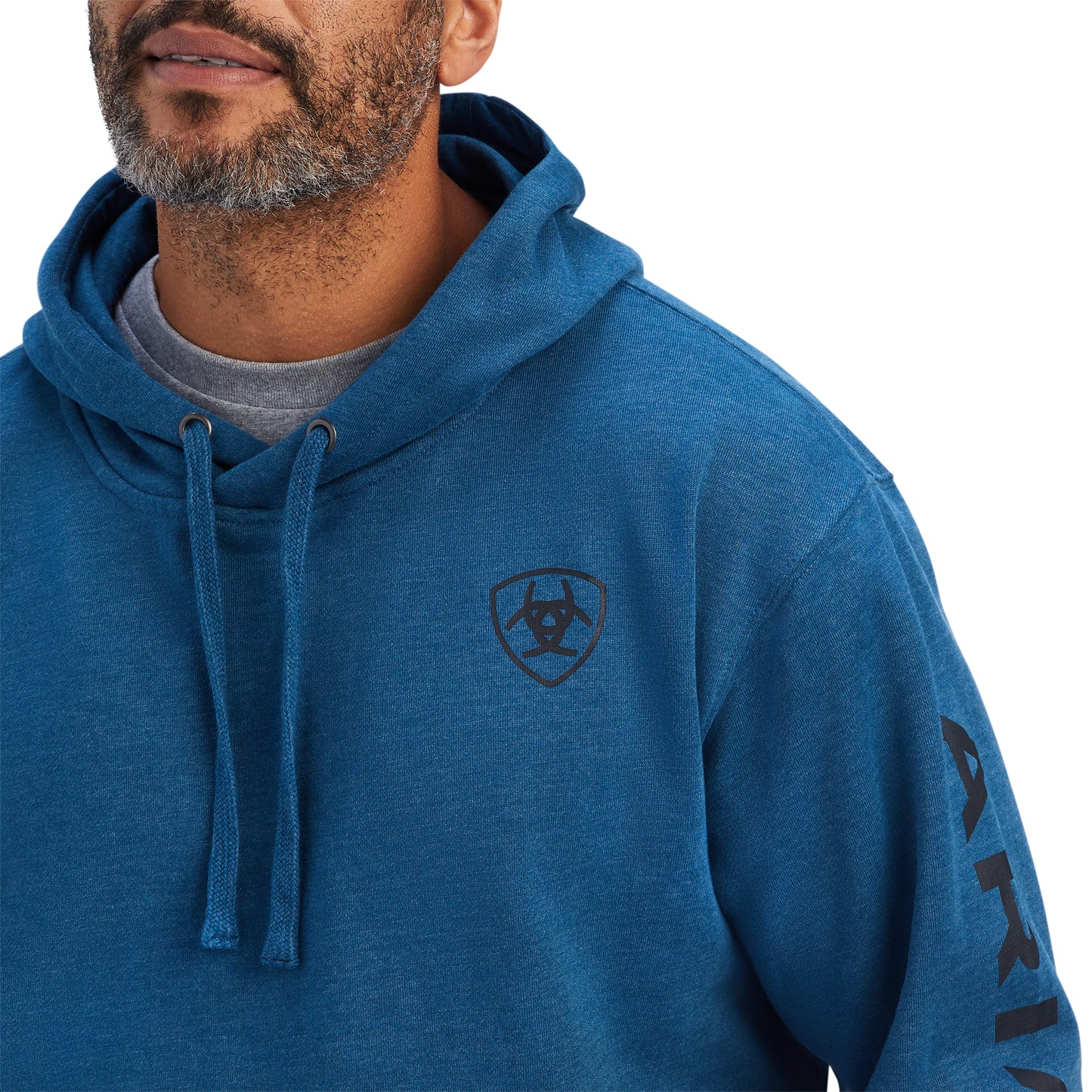 Ariat Logo Hoodie Blue