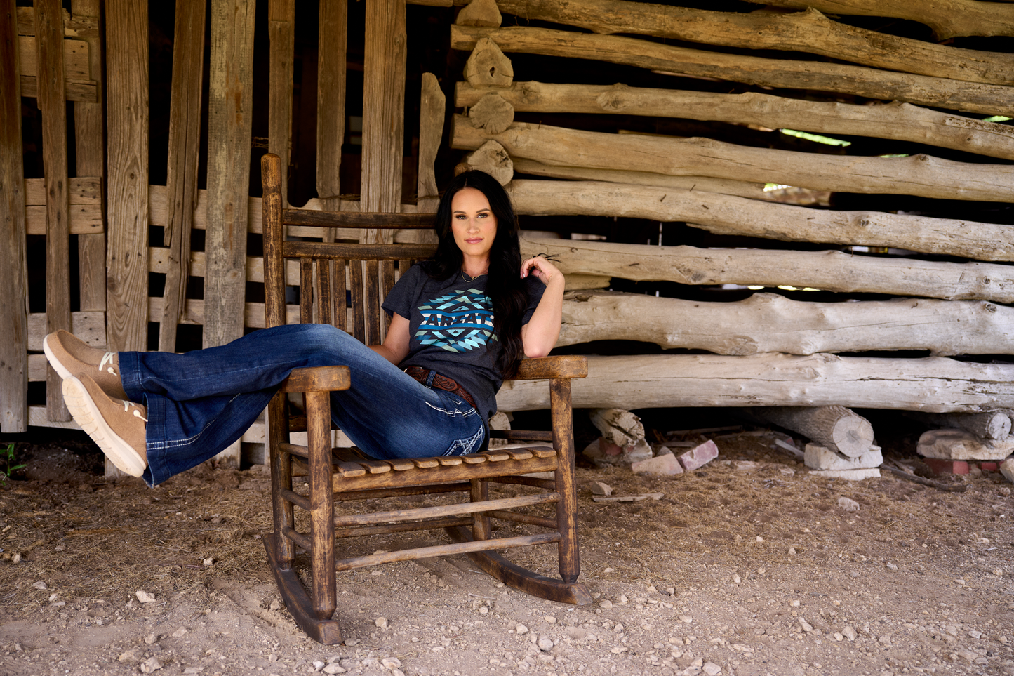 Trouser Mid Rise Stretch Entwined Wide Leg Jean - 10025302