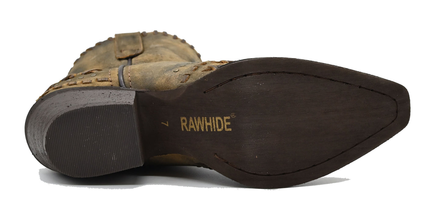 6″ Distressed Brown Hand Laced - 5074