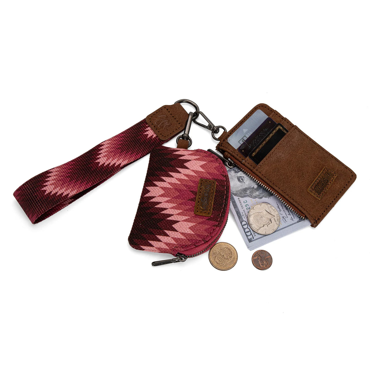 Wrangler Dual Pouch Wristlet