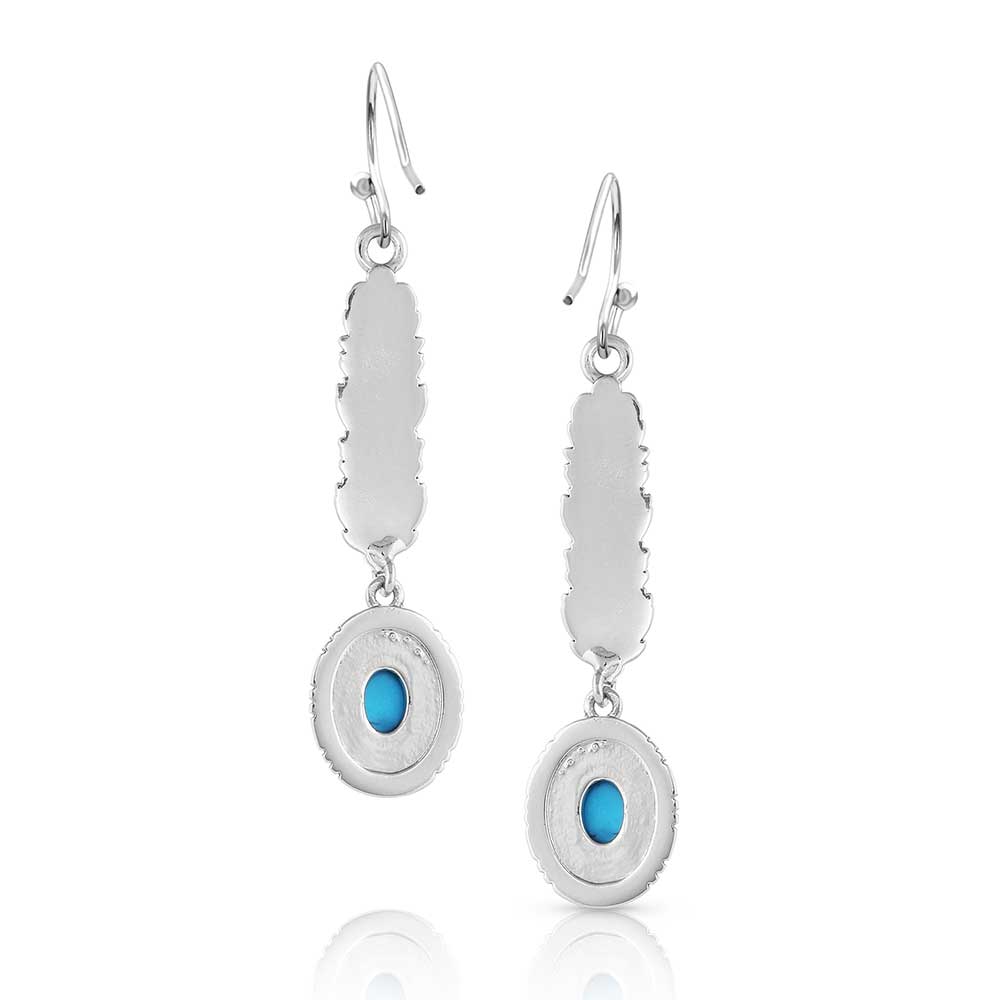 From the Ground Up Turquoise Earrings