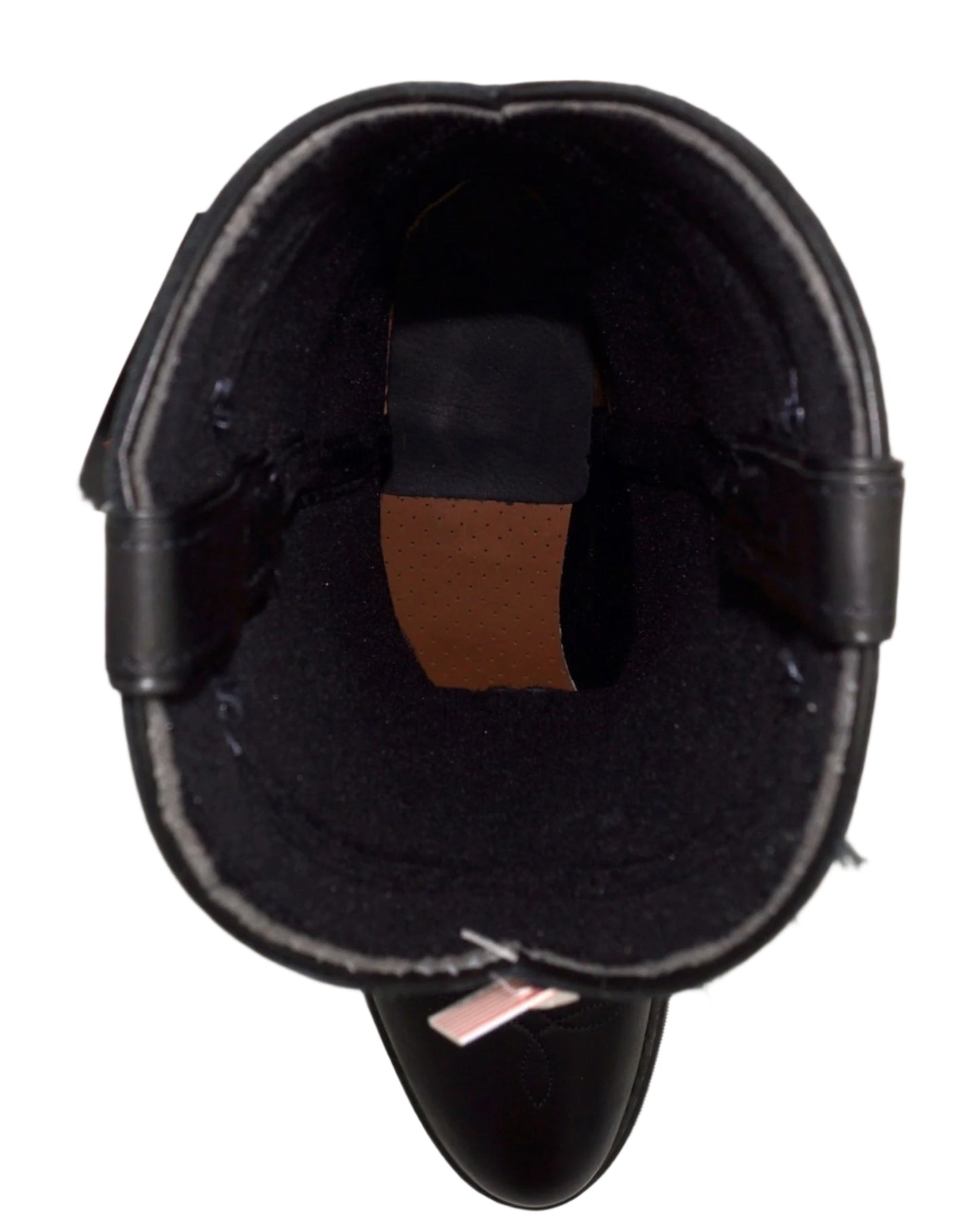 Black Cowhide Western Waffle Sole - 2100
