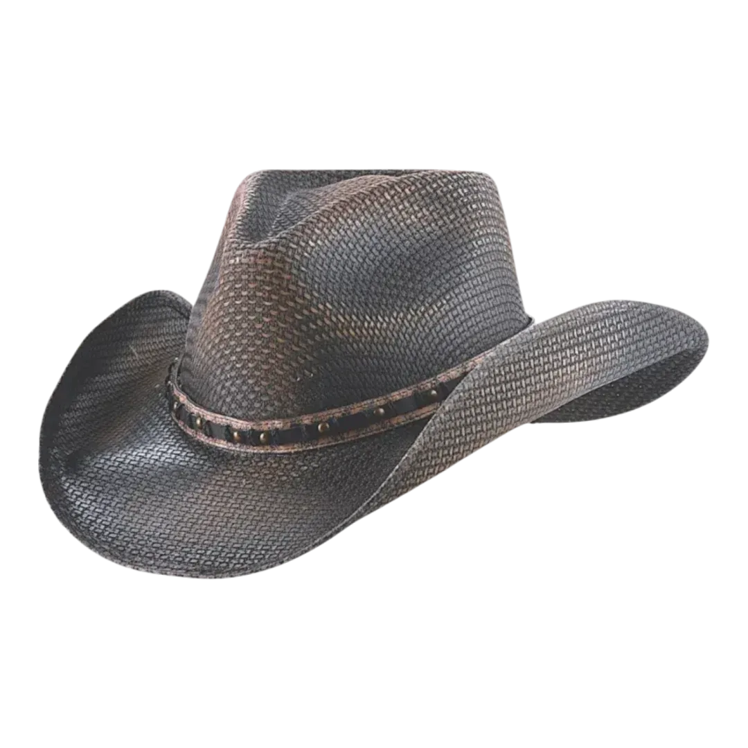 Lucky Horze - Smoke Straw Hat - Black Gold- 8004BG