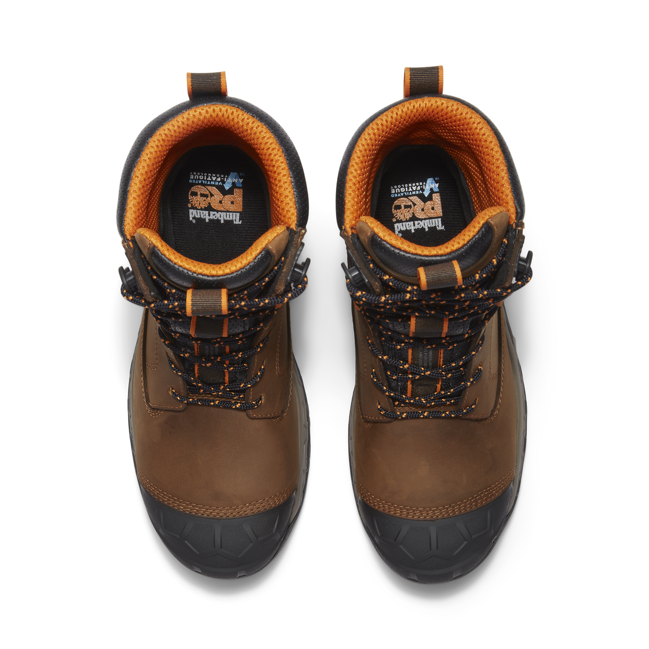 Men's Timberland PRO 8 IN BOONDOCK ULTRALIGHT CT WP - BROWN - TB0A648YEM81