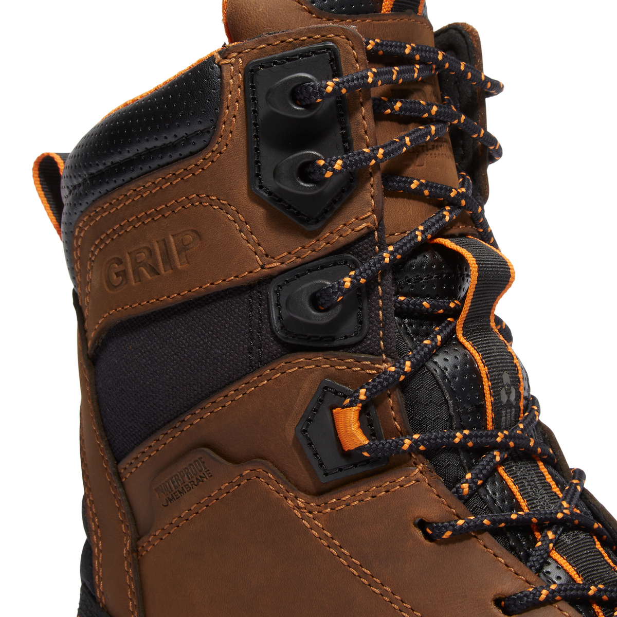 Men's Timberland PRO 8 IN BOONDOCK ULTRALIGHT CT WP - BROWN - TB0A648YEM81