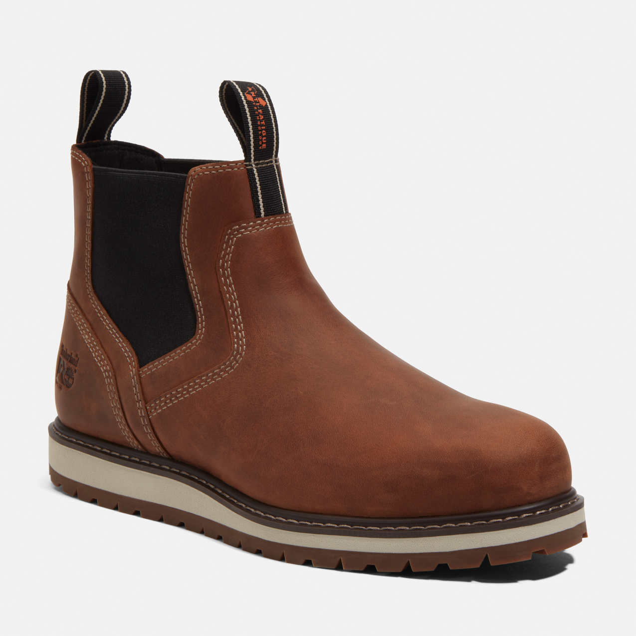 Men's Timberland PRO IRVINE CHELSEA SOFT TOE - BROWN - TB0A66BUEM41