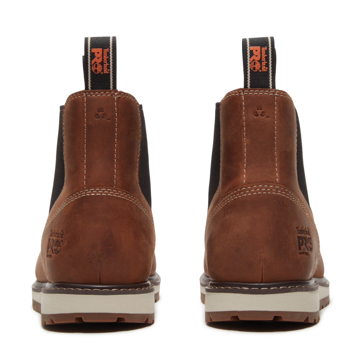 Men's Timberland PRO IRVINE CHELSEA SOFT TOE - BROWN - TB0A66BUEM41