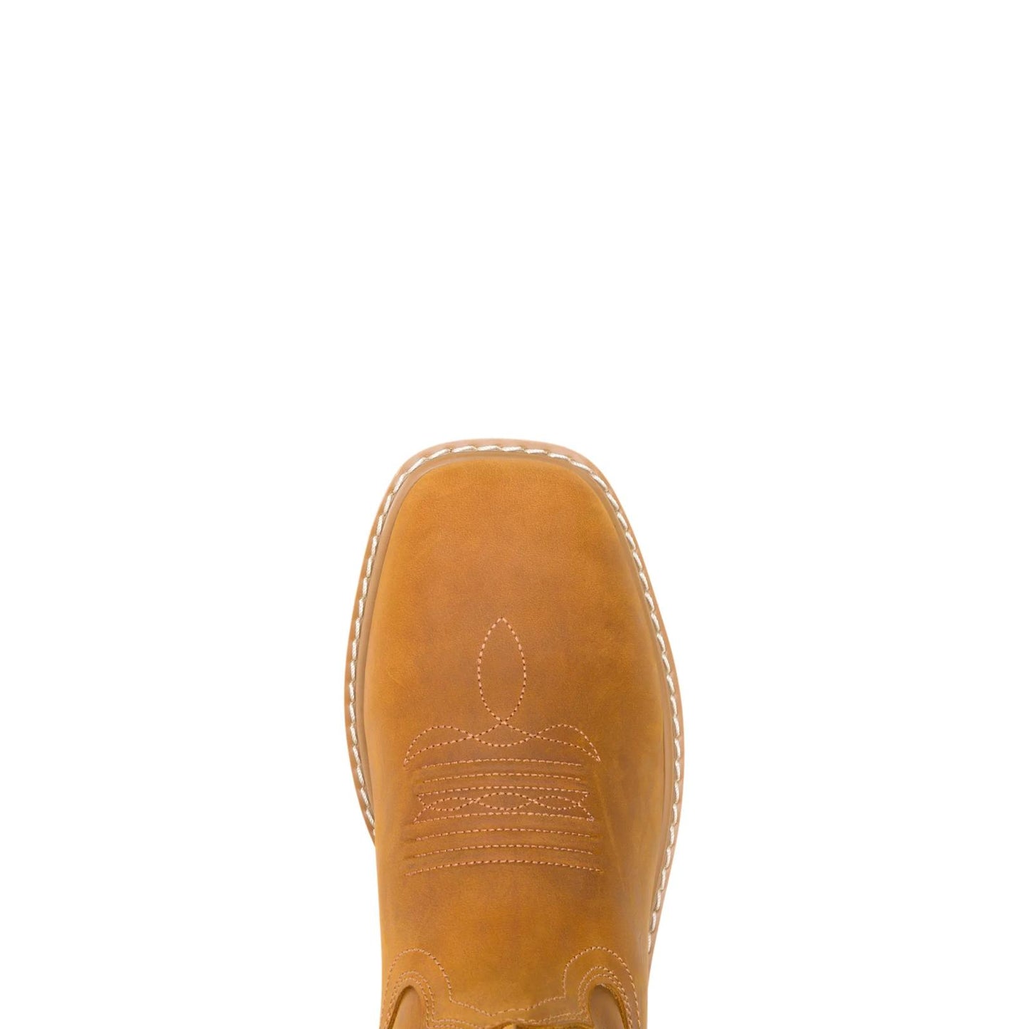 Men's Bronc Wedge Pull-On Work Wellington - Brown - W250046