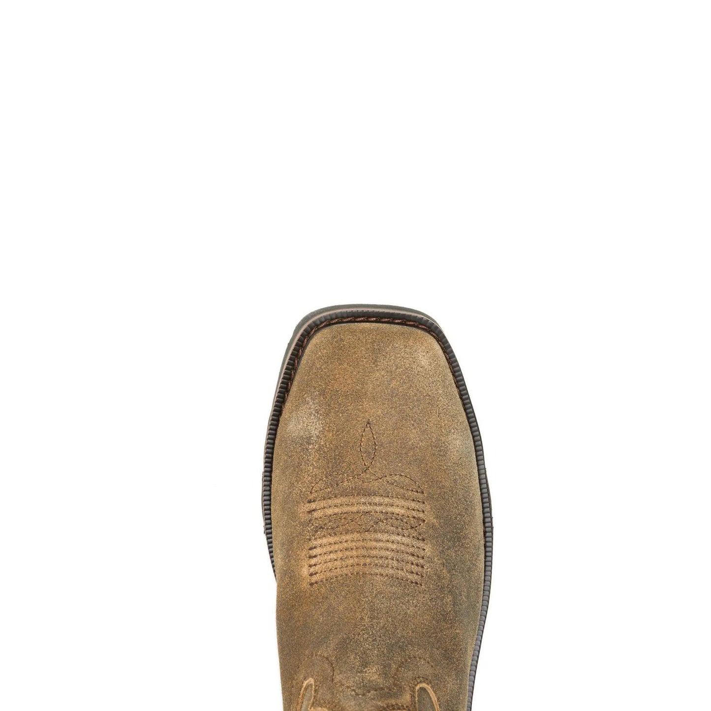 Men's Rancher Waterproof Pull-On Steel-Toe Work Wellington - Brown - W261047