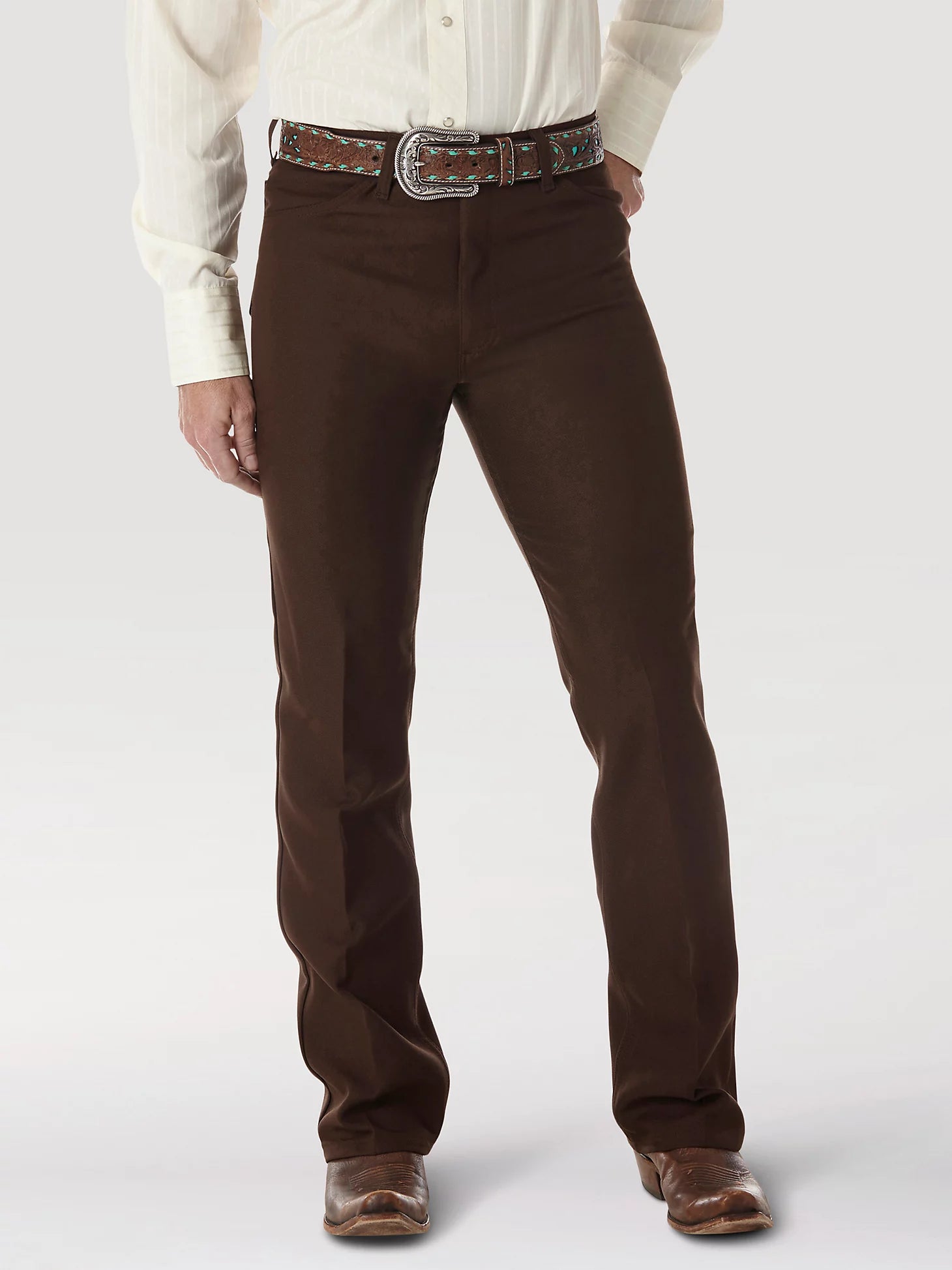 Wrangler Wrancher Dress Jean 30 / 32 / Brown