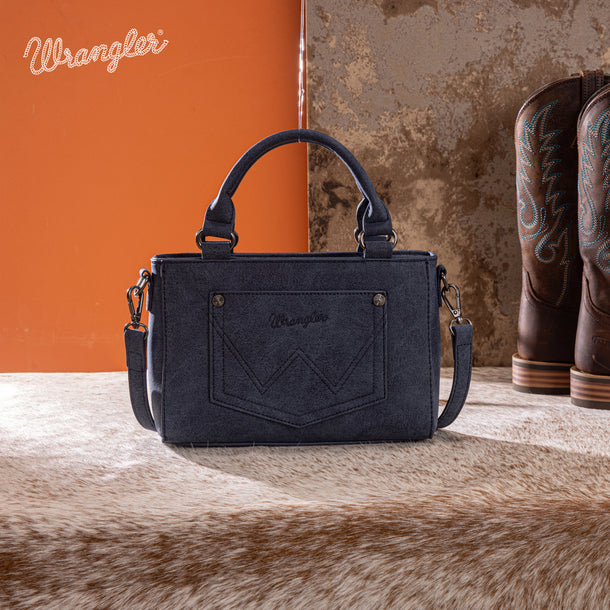 Wrangler Embroidered Swirl Mini Satchel/ Crossbody - WG337-2003