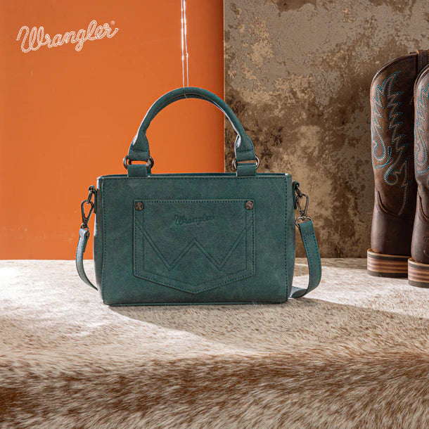 Wrangler Embroidered Swirl Mini Satchel/ Crossbody - WG337-2003
