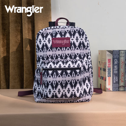 Wrangler Aztec Print Backpack - Black - WG2000-011BK